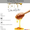 Schwertkrone Honey Spoon Olive Wood 15 cm Honey Spiral Honey