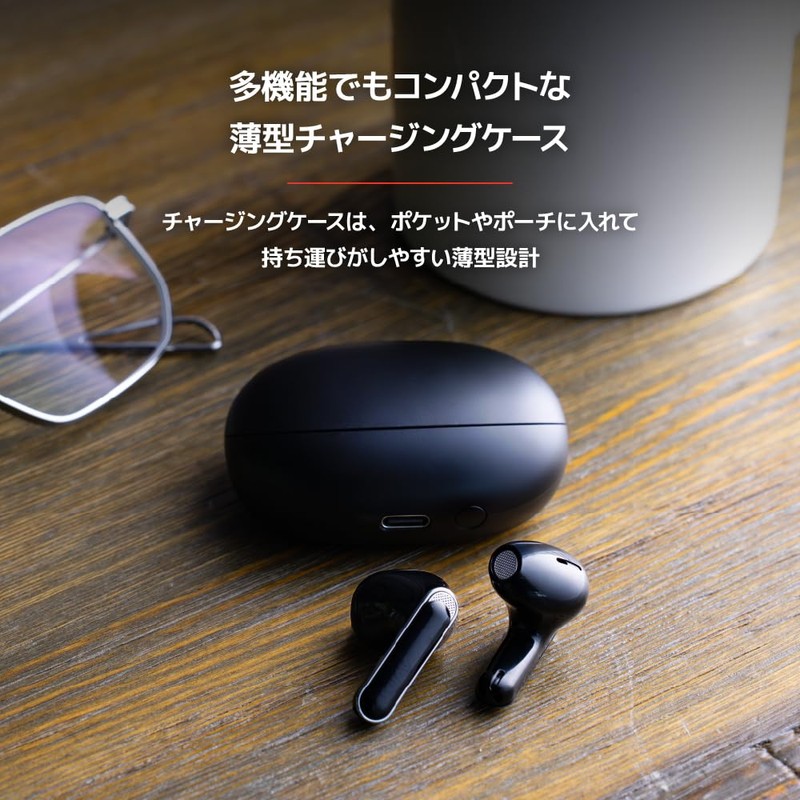 AVIOT TE-Y1 Wireless Earbuds, In-Ear, Active Noise Cancelling, Fully Wireless