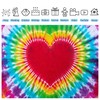 Fmarui Hippie Backdrop 7x5ft 60s 70s Backgrounds Tie Dye Theme