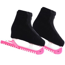 IFOYO Ice Skate Boot Covers,Skate Accessories for Figure Skating Boot ,Skate Boot Covers for Roller or Ice Skate Boots,Skating Shoe Protective Cover For Kids Adults(Black)