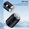 Mini Electric Beard Trimmer for Men Rechargeable Portable Travel Pocket