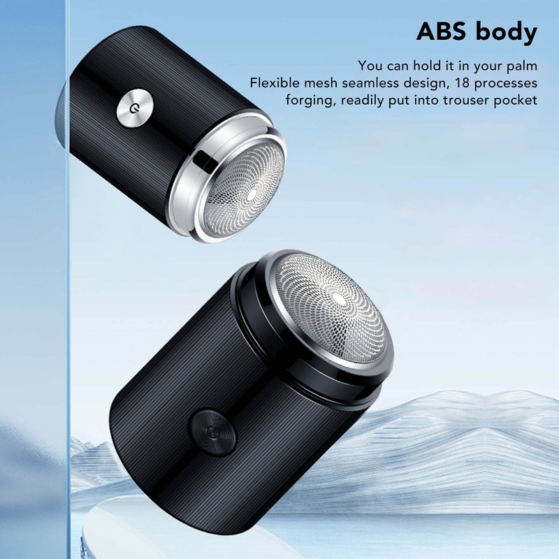 Mini Electric Beard Trimmer for Men Rechargeable Portable Travel Pocket