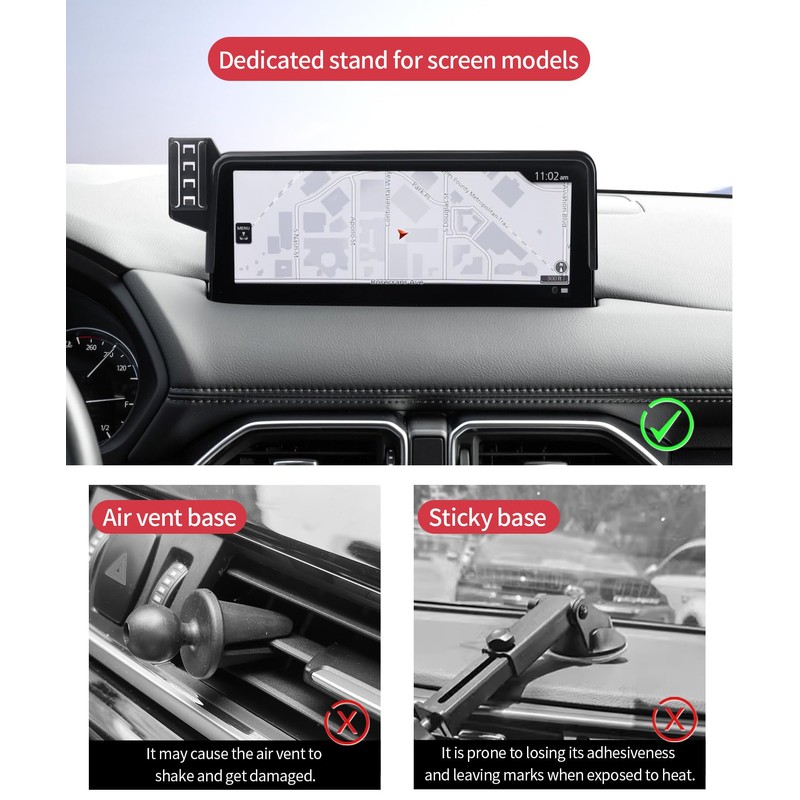 Masergogo Wireless Charging car Phone Holder for Mazda CX-5 2021-2025