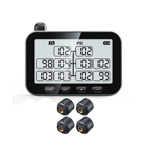 GUTA Trailer Tire Pressure Monitoring System - Trailer TPMS, 4