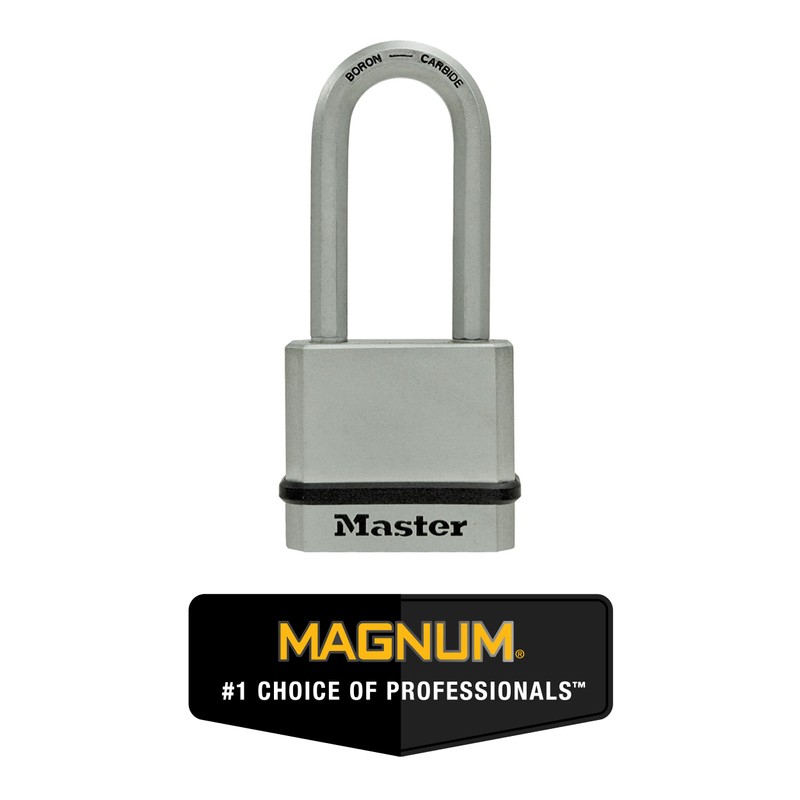 Master Lock M530XTLH Magnum Solid Steel Keyed Alike Padlocks, 1-Pack,