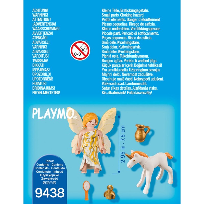 Playmobil 9438 Sun Fairy with Unicorn Foal Toy, Single