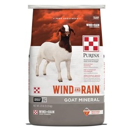PURINA® Wind and Rain® Goat Mineral | 25 Pound (25LB) Bag