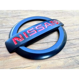 Nismo NISSAN 350Z 370Z VERSA JDM BLACK RED JDM NISMO REAR EMBLEM NEW Matte