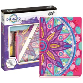 Totum Diamond Painting Journal: Diamond Craft Set Notebook Pink Mandala with Over 1500 Rhinestones