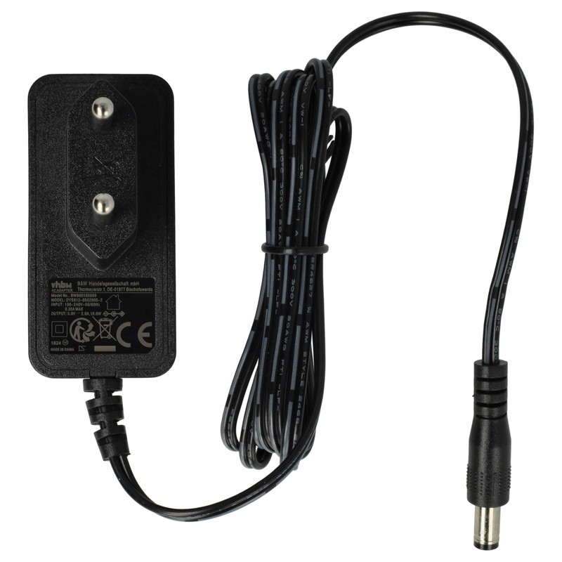 vhbw Adapter, Charger, Charger Lead for OEM LA-520, Cisco SPA502G