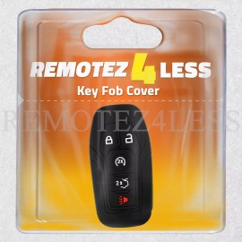 RemoteSuperMarket Key Fob Cover for 2015 2016 2017 Ford Mustang Remote Case Rubber Skin Jacket