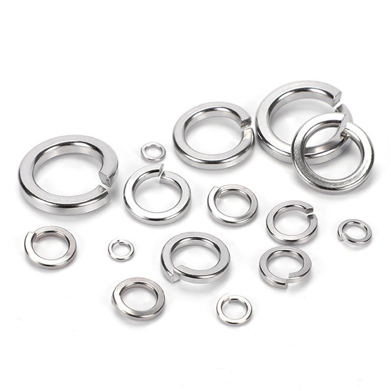 3/8" Split Lock Washer, Stainless Steel Spring Lock Washers 18-8