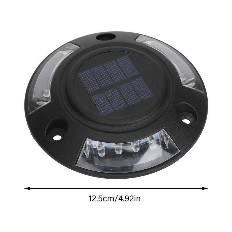 Solar Dock Light 12 LEDs Solar Driveway Light IP68 Waterproof