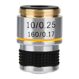 Lens for Achromatic Lenses, 10X 185 Biological Microscope Lens for Achromatic Lenses 160/0.17