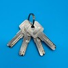 ProBytes Aware 50-60-70mm Padlocks 3 Pieces - Weather-Resistant Protection, Hardened