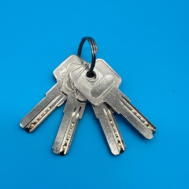 ProBytes Aware 50-60-70mm Padlocks 3 Pieces - Weather-Resistant Protection, Hardened