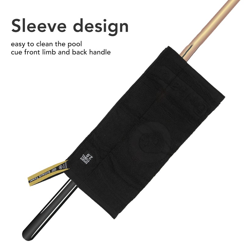 Billiard Cue Cloth Cotton Simple Appearance Printed Towel Pool Cue