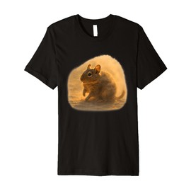 Desert Dust Degu Sunlit Scene Premium T-Shirt