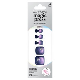 Dashing Diva Magic Press Magnetic Pedi Set Deep Current, 1 Set, Deep Navy / 데싱디바 매직프레스 자석 페디 세트 딥 커런트, 1세트, 딥 네이비