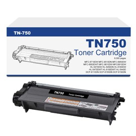 TN750 Black High Yield Toner Cartridge Replacement for Brother TN-750 TN-720 TN720 for HL-5450DN HL-5470DW HL-6180DW MFC-8710DW MFC-8910DW MFC-8950DW Printers, 1 Pack