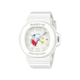 Casio BGA-10 Watch Baby Zee, Genuine Domestic Product, PLAYFUL HEARTS SERIES, white