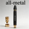 Metal Garden Hose Nozzle with Adjustable Jet-to-Mist Spray for Car