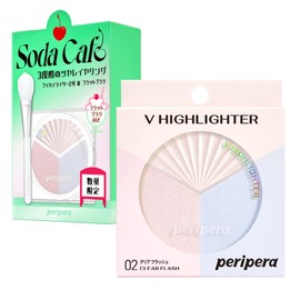 Peripera Peripera V High Lighter Set V HIGHLIGHTER SET 1 02 CLEAR FLASH (Brush Included Set)