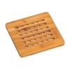 Kesper Trivet 19x19cm of Bamboo, Brown, 19 x 19 x