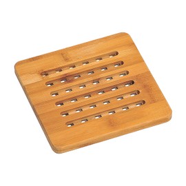 Kesper Trivet 19x19cm of Bamboo, Brown, 19 x 19 x 5 cm