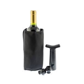 Koala Spain Wine Saver Set (4 Pieces), 1 Wine Cooler, 1 Vacuum Pump with 2 Stoppers with Date Display