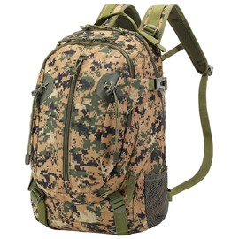 HOW'ON Hunting Backpack 30L Outdoor Waterproof Camo Hunting Pack Digital Jungle Camo