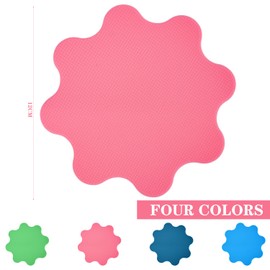 Acooruiteng Rubber Jar Opener Gripper Pads Reusable Jar Openers for Arthritis Hands Multi Purpose Rubber Jar Opener Grip Gripper Rubber Jar Bottle Lid Openers Fit for Most Bottles 4 Pcs