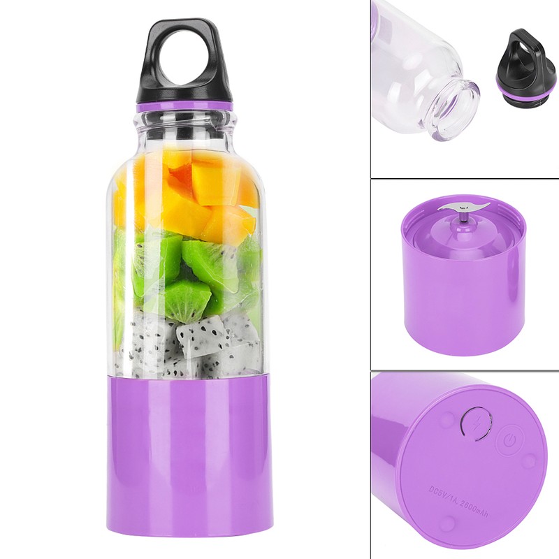 500ML Electric Juicer Cup Portable Vegetables Fruit Juice Maker Automatic