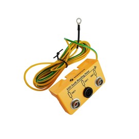 BERNSTEIN ESD Grounding Building Block 2 x 10 mm Push Buttons and 1 x 4 mm Banana Plug Socket 3 x 1 MOhm Connection