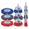 Rocaris 9 Pack Nylon Filament Abrasive Wire Brush Wheel &