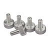 PrecisionGeek - Aluminium M5 x 10mm Flat Knurled Thumb Screws