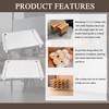 Set of 2 Cooling Racks with Folding Legs，for Cooking, Roasting,