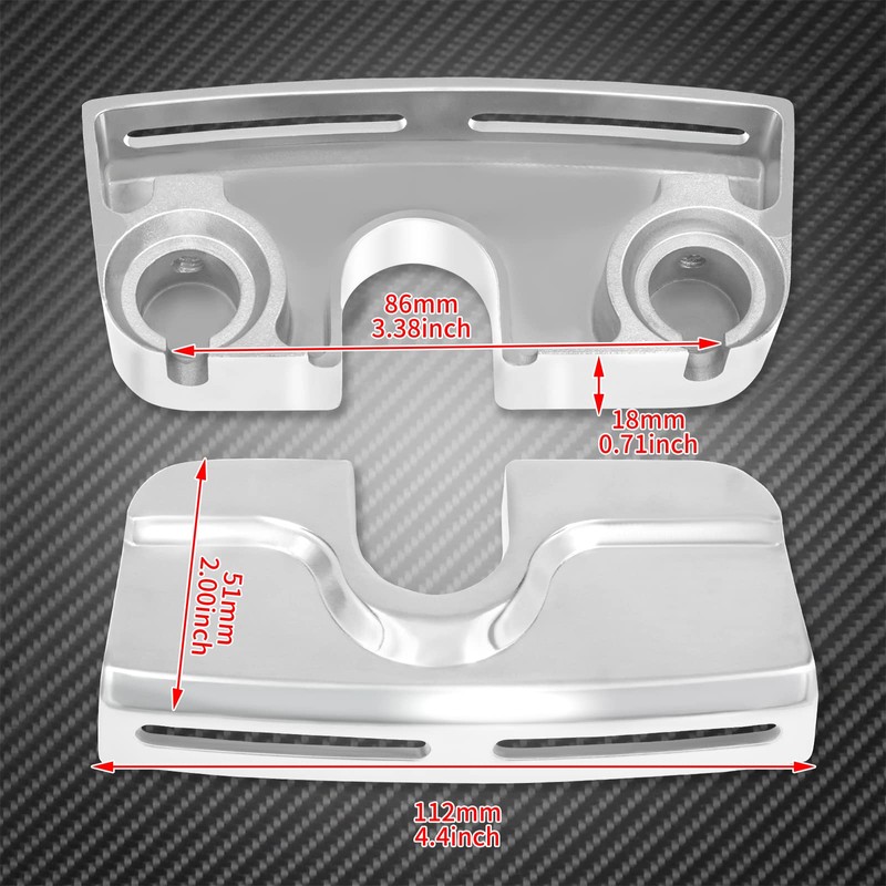 HCmotorku Motorcycle Spark Plug Head Bolt Covers Fit for Harley