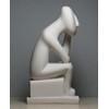 Thinker Cycladic Greek Art Figurine Idol Modern Statue Sculpture Handmade