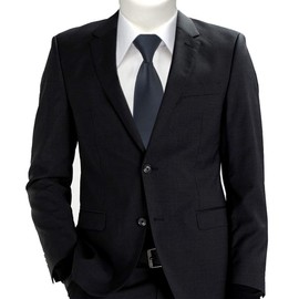 TigerTie Plain Children's Tie Pre-Tied with Elastic Band, charcoal
