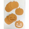 Pumpkin Display Cards, 2 Types (with face/no face), 50 cards