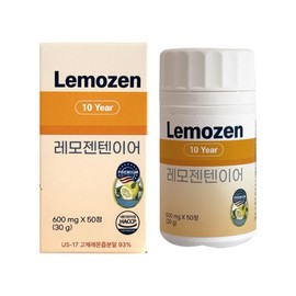 Lemonzen 레모젠 텐이어 600mg x 50정 1개 / 써클 Lemonzen Ten-Year 600mg x 50 Tablets 1 Pack / Circle