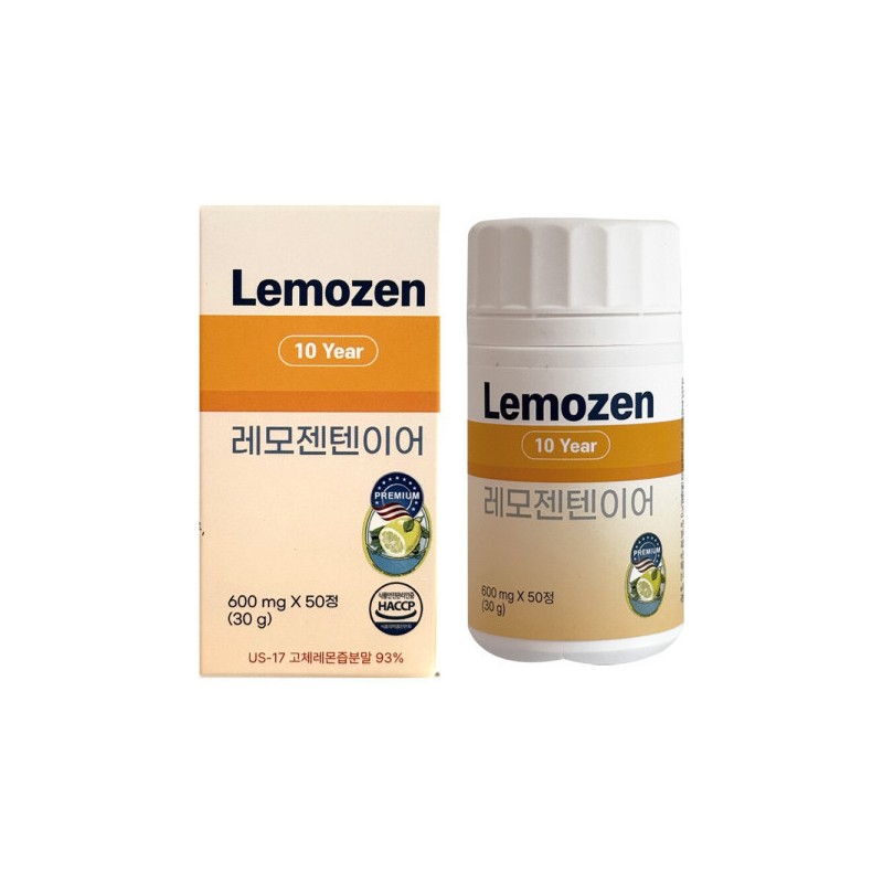 Lemonzen 레모젠 텐이어 600mg x 50정 1개 / 써클 Lemonzen