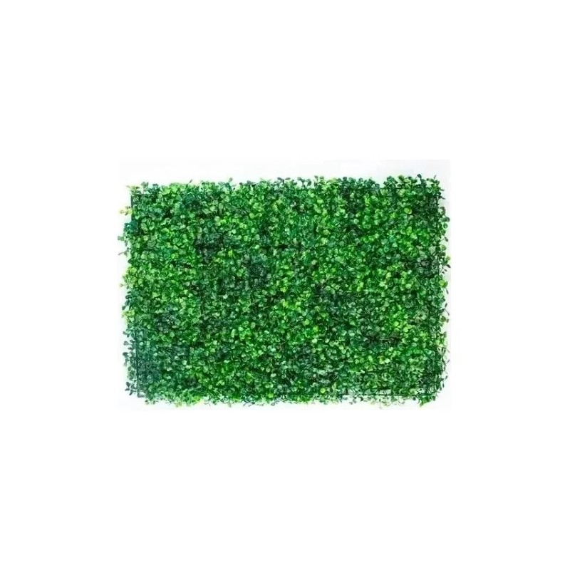 Cuher 8 Pzas Muro Verde Follaje Artificial Sintentico De 40x60cm