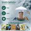 Bird Feeder for Outdoors, Holds 1.50LB Seeds,