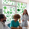 Whaline 9 Sheets Mental Health Awareness Window Clings Green Ribbon