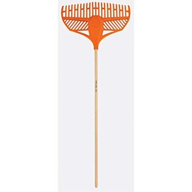 Plastic broom 23 teeth, flexible, reinforced head