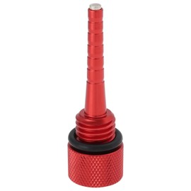 YINETTECH Magnetic Tip Oil Dipstick with O-Ring 80.4x25.2mm Aluminum Alloy Car Magnetic Oil Dipstick Compatible with Predator 3500 Watt 3500W Inverter Generator, Red