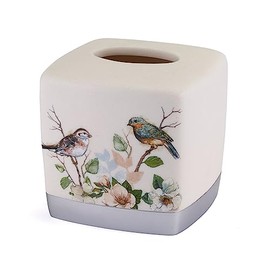 Avanti Linens - Tissue Box Cover, Nature Inspired Home Decor (Love Nest Collection)