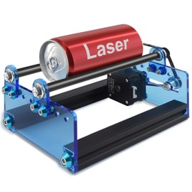 Twotrees Rotary Roller Y Axis Rotary Roller Engraving Module for Engraving Round Items such as Cups and Cans, 360° Rotating Engraving, Compatible with Most Engraving Machines